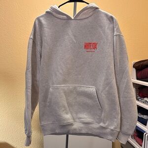 White Fox Gray Hoodie